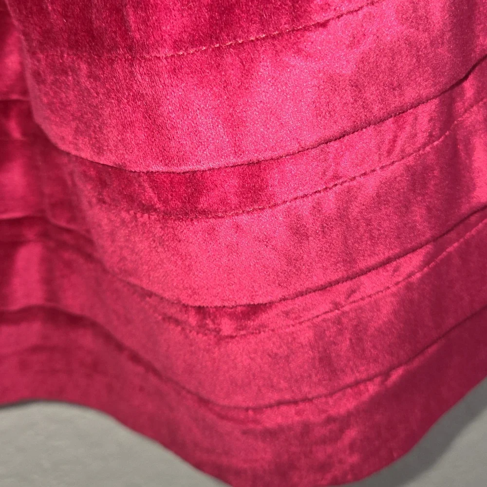 Tea Collection Kids Hot Pink Formal/ Casual Velvet Dress.